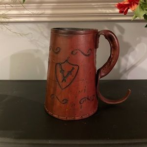 Leather Tankard in the Tudor Style